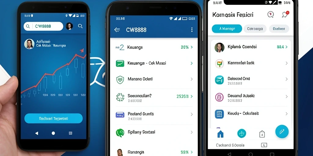 Tampilan antarmuka CW8888 untuk cek mutasi keuangan yang mudah digunakan.