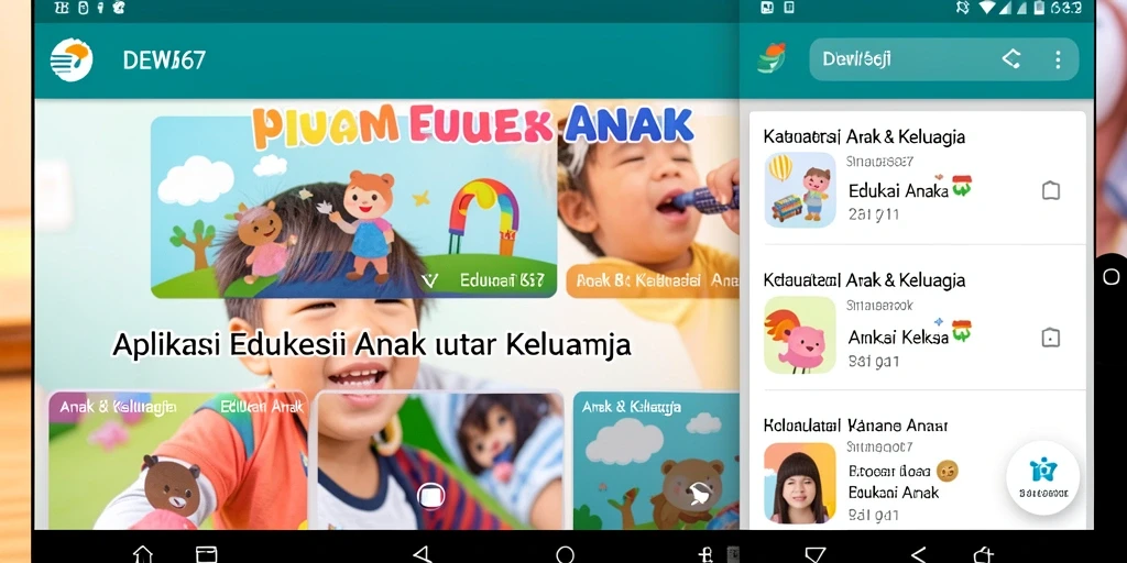 Tampilan antarmuka pengguna DEWI567 yang menarik dan interaktif.