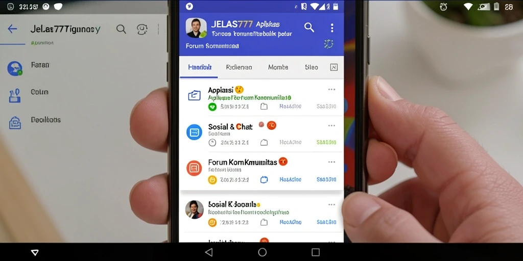 Tampilan antarmuka pengguna JELAS777 yang menarik dan fungsional.