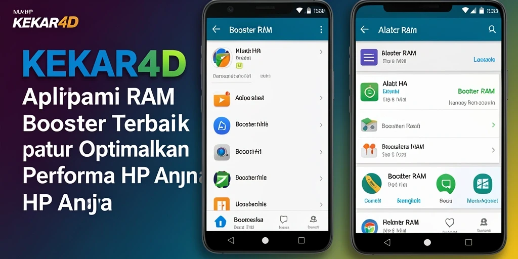 Tampilan antarmuka <strong>KEKAR4D</strong> yang jelas dan mudah digunakan untuk pembersihan RAM.